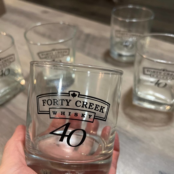 Forty Creek Whisky glasses- set of 5 - Picture 6 of 7